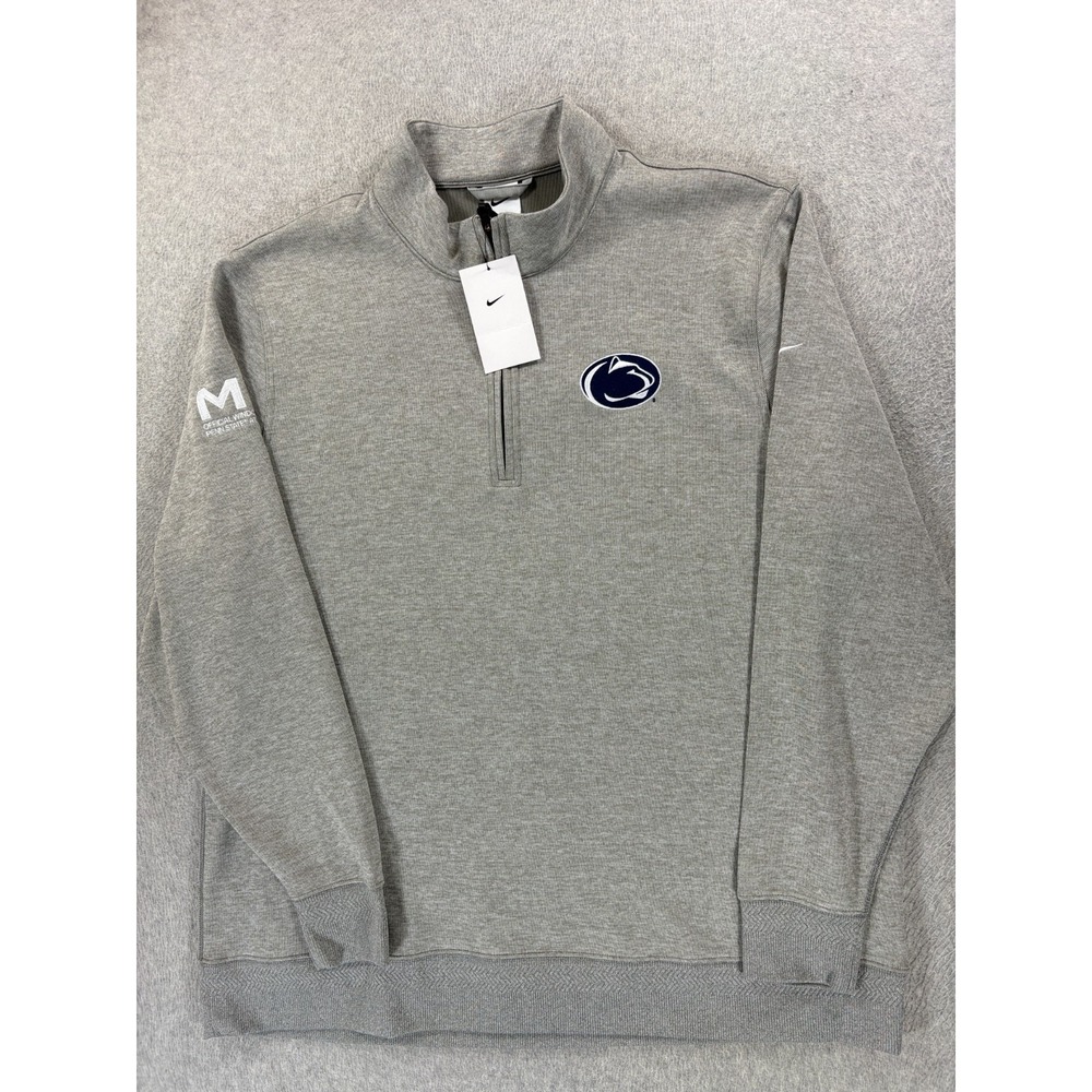 NWT Penn State Nittany Lions Nike Stitched 1/4 Zip Campus Pullover (Men's 2XL)